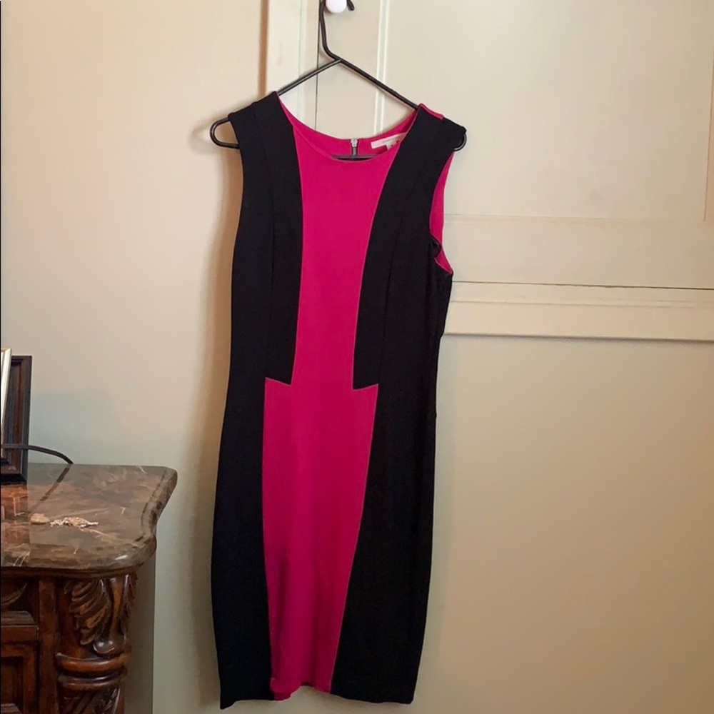 41 Hawthorn black and pink dress
